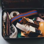 Packed luggage