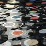 collection of record albums